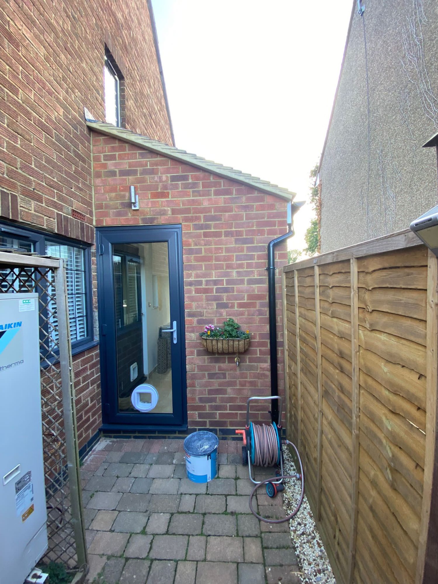 side extension with composite door